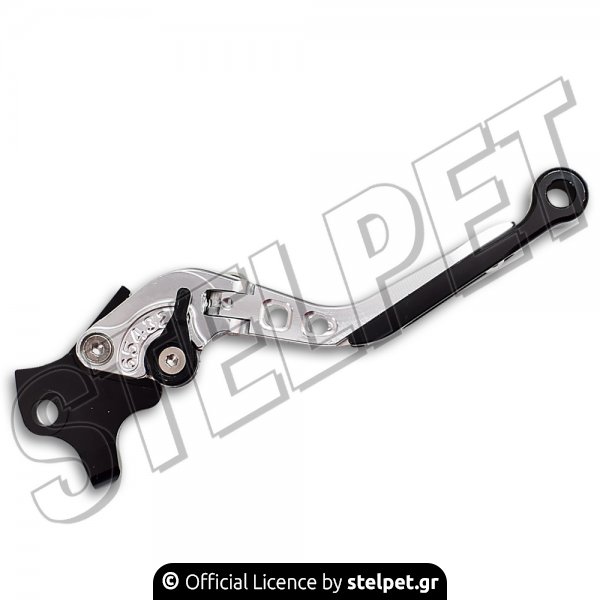 Μανέτα φρένου Yamaha Z125 σπαστή ρυθμιζόμενη νίκελ-μαύρη  Brutale 